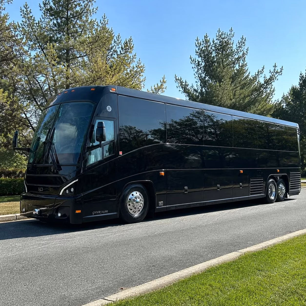 56 passenger charter bus
