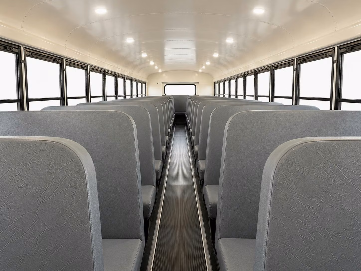 school bus interior